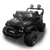 Jeep Wrangler 2 Seater 12V Electric Ride-On Black Limited Edition Kids On Wheelz
