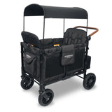 W4 Luxe Multifunctional Baby Stroller Wagon (4 Seater) Volcanic Black-WonderFold WonderFold