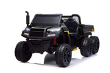 24V Farm Truck UTV 2 Seater 6 Wheels with Tipper Electric Kids' Ride-On Car with Parental Remote Controller Back -KOW Kids On Wheelz
