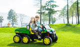 24V Farm Truck UTV 2 Seater 6 Wheels with Tipper Electric Kids' Ride-On Car with Parental Remote Controller Back -KOW Kids On Wheelz