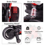 Ride On Motorcycle / Bike 12V Ducati Red- Kids On Wheelz - Kids On Wheelz