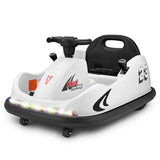 12V Kids Bumper Car 360° Rotation for Indoor and Outdoor Kids On Wheelz