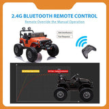 Lifted Jeep Monster Edition Ride On Car 12V 2 Seater Pink - Kids On Wheelz Kids On Wheelz