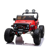 2 Seater Lifted Monster Jeep 12V Electric Ride On Truck for Kids with Parental Remote Control, Voltz Toys