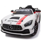 Ride On Car 12v Mercdes Benz GT4 White Limted Editon- KidsOnWheelz - Kids On Wheelz