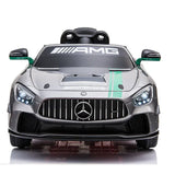 Ride On Car 12v Mercdes Benz GT4 Sliver Green Limted Editon- KidsOnWheelz - Kids On Wheelz