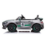 Ride On Car 12v Mercdes Benz GT4 Sliver Green Limted Editon- KidsOnWheelz - Kids On Wheelz