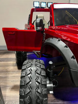 2025 Ultimate Luxury Off-road Lifted 2 Seaters 24V Licensed Ford Super Duty F450 Electric Kids' Ride On Car with Remote Control Kids On Wheelz