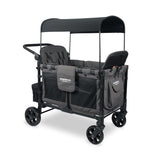 W4 Elite Quad Stroller Wagon (4 Seater) Pre Order Gray - Wonderfold
