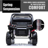 MERCEDES BENZ UNIMOG ATV 24V RIDE ON CAR 2 SEATER RED- KIDS ON WHEELZ - Kids On Wheelz