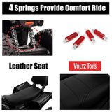 Kids Ride On Atv 12v 4x4 Off-road ATV with Monster Tires, Independent Suspension, Realistic Lights and Leather Seat - Kids On Wheelz Kids On Wheelz