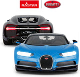 Bugatti Chiron RC Car 1/14 Scale Licensed Remote Control Toy Car with Working Lights by Rastar