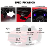 12V Ford Mustang Gt Style Kids Ride On Car Kids On Wheelz