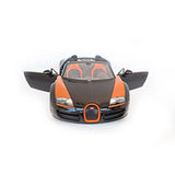 Rastar 1/18 Scale Model 43900 - Bugatti Veyron 16.4 Grand Sport Vitesse - Black Kids On Wheelz