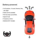 Rastar RC Lamborghini Toy Car, 1:14 Lamborghini Aventador LP700-4 Remote Control Car, Working Lights - Orange Kids On Wheelz