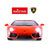 Rastar RC Lamborghini Toy Car, 1:14 Lamborghini Aventador LP700-4 Remote Control Car, Working Lights - Orange Kids On Wheelz
