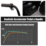 Kids Ride On Atv 24V 4x4 Off-road ATV with Monster Tires, Independent Suspension, Realistic Lights and Leather Seat - Kids On Wheelz