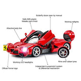 Rastar 1:14 R/C FERRARI LaFerrari (Butterfly Doors Open Manually) Remote Control Car for Kids - Voltz Toys