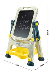 STEM Toys - Doulbe-Sided Kids Easel Drawing Board - Kids On Wheelz