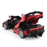RASTAR RC Car Kits to Build, 1/18 Ferrari FXX-K EVO RC Car Assembly Building Kit with Remote, 92pcs DIY, STEM Kits for Kids Ages 8+ Rastar