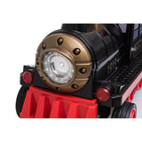 Locomotive with Carriage 12V Electric Motorized Ride-On Train for Kids and Parents, Voltz Toys