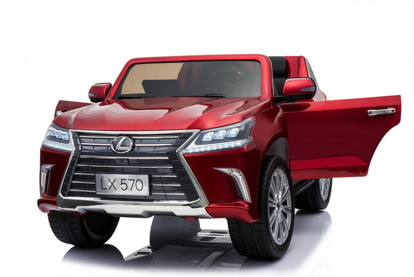 Lexus LX570 12V Ride-on Car for Kids 2 Seater- Red