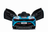 Ride on Car 12v Mclaren 720S Blue - Kids On Wheelz