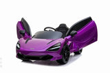 Ride on Car 12v Mclaren 720S Purple - Kids On Wheelz