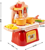 STEM Toys - Cooking Toys Mini Kitchen Set for kids 【Pink】 - Kids On Wheelz