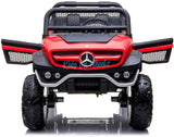 MERCEDES BENZ UNIMOG ATV 24V RIDE ON CAR 2 SEATER RED- KIDS ON WHEELZ - Kids On Wheelz