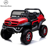 MERCEDES BENZ UNIMOG ATV 24V RIDE ON CAR 2 SEATER RED- KIDS ON WHEELZ - Kids On Wheelz