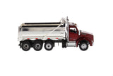 1:50 Kenworth T880 SBFA Dump-Truck - Radiant red cab + Chrome plated dump body, 71059