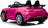 MERCEDES BENZ AMG GTR 12V KIDS RIDE ON 2 SEATER - PINK - Kids On Wheelz