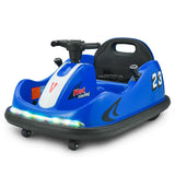 12V Kids Bumper Car 360° Rotation for Indoor and Outdoor Kids On Wheelz