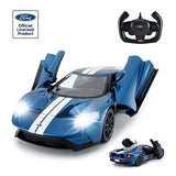 Rastar 1:14 R/C FORD GT (Doors Manually) Remote Control Car for Kids Blue Kids On Wheelz