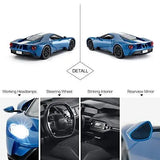 Rastar 1:14 R/C FORD GT (Doors Manually) Remote Control Car for Kids Blue Kids On Wheelz