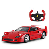 Ferrari F40 RC Car 1/14 Scale Licensed Remote Control Toy Car with Pop-up Headlights by Rastar