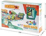 STEM Toys - Drawbot, Inductive Robot Track Puzzle Race - Kids On Wheelz