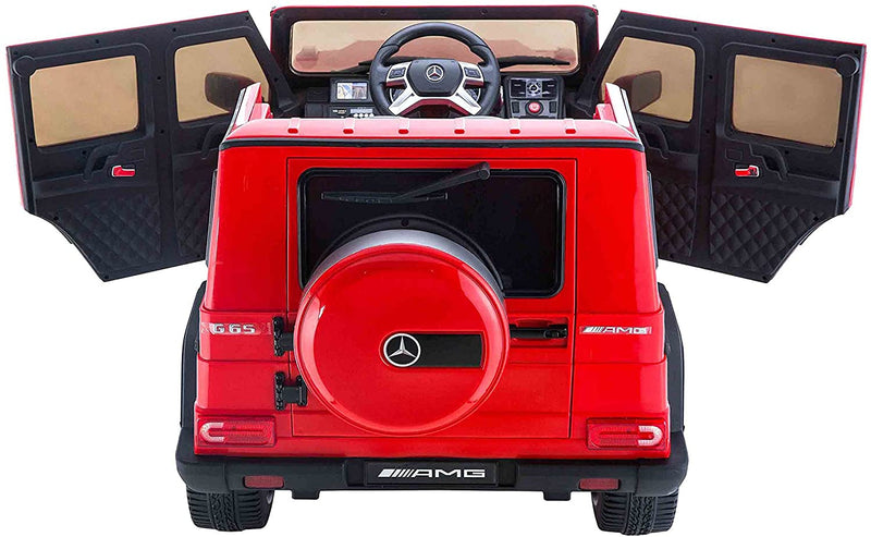 MERCEDES BENZ G65 RIDE ON CAR 12V - RED |SOLD OUT| - Kids On Wheelz