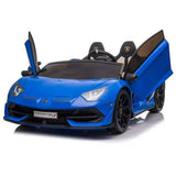 Lamborghini Aventador SVJ 24V Electric Kids' Ride-On Car with Parental Remote Control 2 Seater Kids On Wheelz