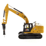1:50 Cat® 323 Hydraulic Excavator with 4 new work-tools - Next Generation High Line Series, 85657 Caterpillar