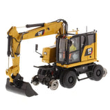 1:50 Cat® M323F Railroad Wheeled Excavator - Cat Yellow Version High Line Series, 85662 Caterpillar