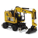 1:50 Cat® M323F Railroad Wheeled Excavator - Cat Yellow Version High Line Series, 85662 Caterpillar