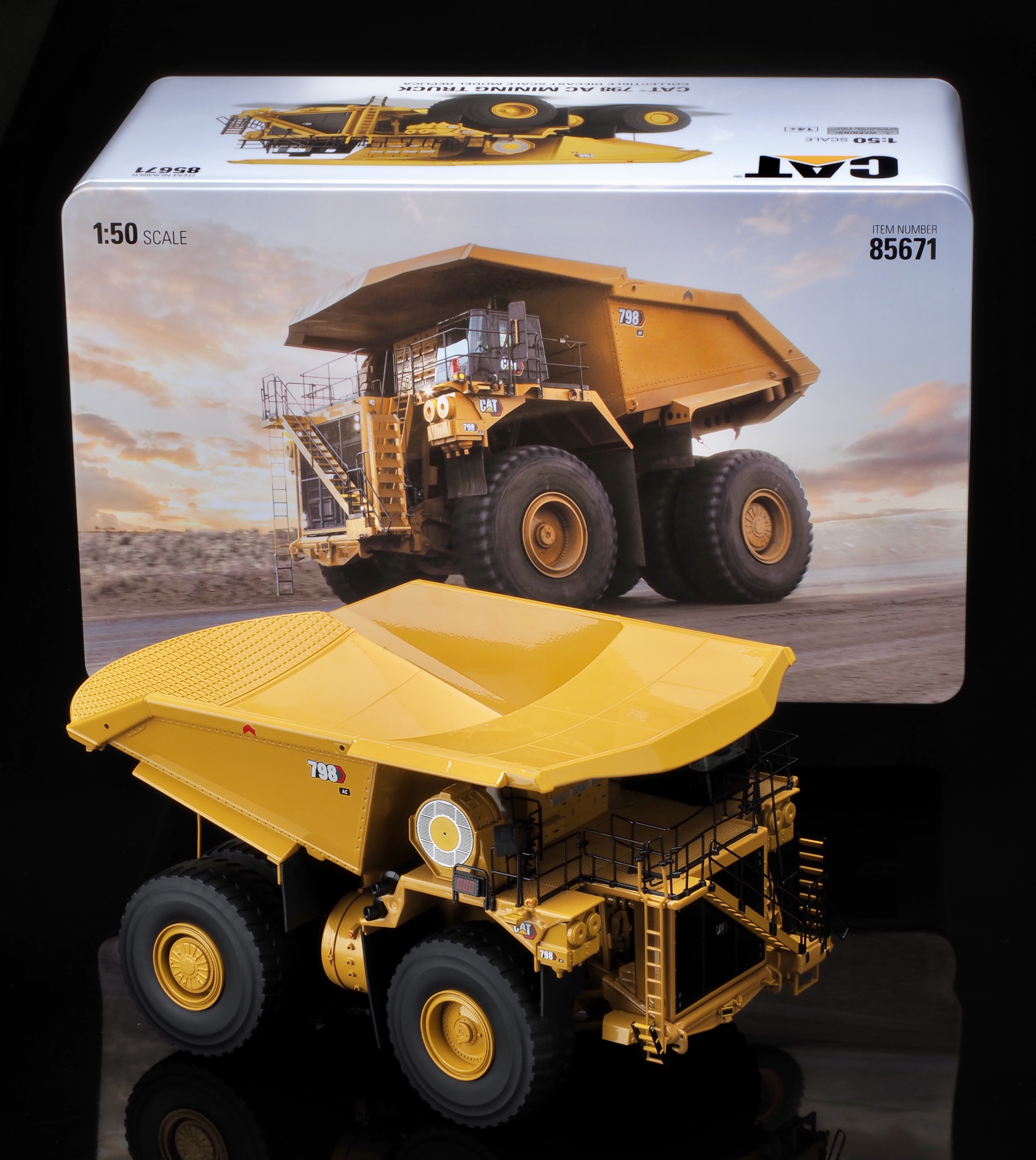 1:50 CAT 798 AC Mining Truck, High Line Series, 85671 – Kids On Wheelz