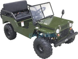 MINI JEEP RIDE ON FOR ADULTS/KIDS 125CC - MILITARY GREEN - Kids On Wheelz