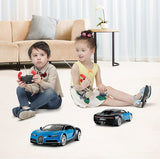 Bugatti Chiron RC Car 1/14 Scale Licensed Remote Control Toy Car with Working Lights by Rastar