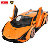 Rastar 1:14 R/C Lamborghini SIAN FKP 37 Remote Control Car- Orange Kids On Wheelz
