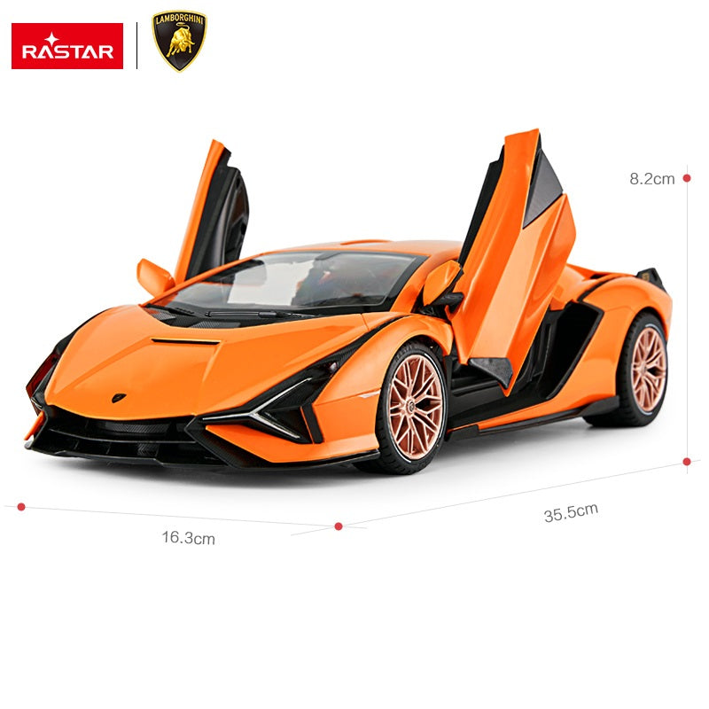 【COMING SOON】Rastar 1:14 R/C Lamborghini SIAN FKP 37 Remote Control Car- Orange - Voltz Toys
