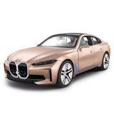 BMW i4 RC Car 1/14 Scale Licensed Remote Control Toy Car with Open Doors and Working Interior Lights by Rastar