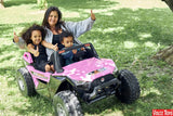 Dune Buggy Kids Ride On 24V 2 Seater, PINK EDITION, Voltz Toys